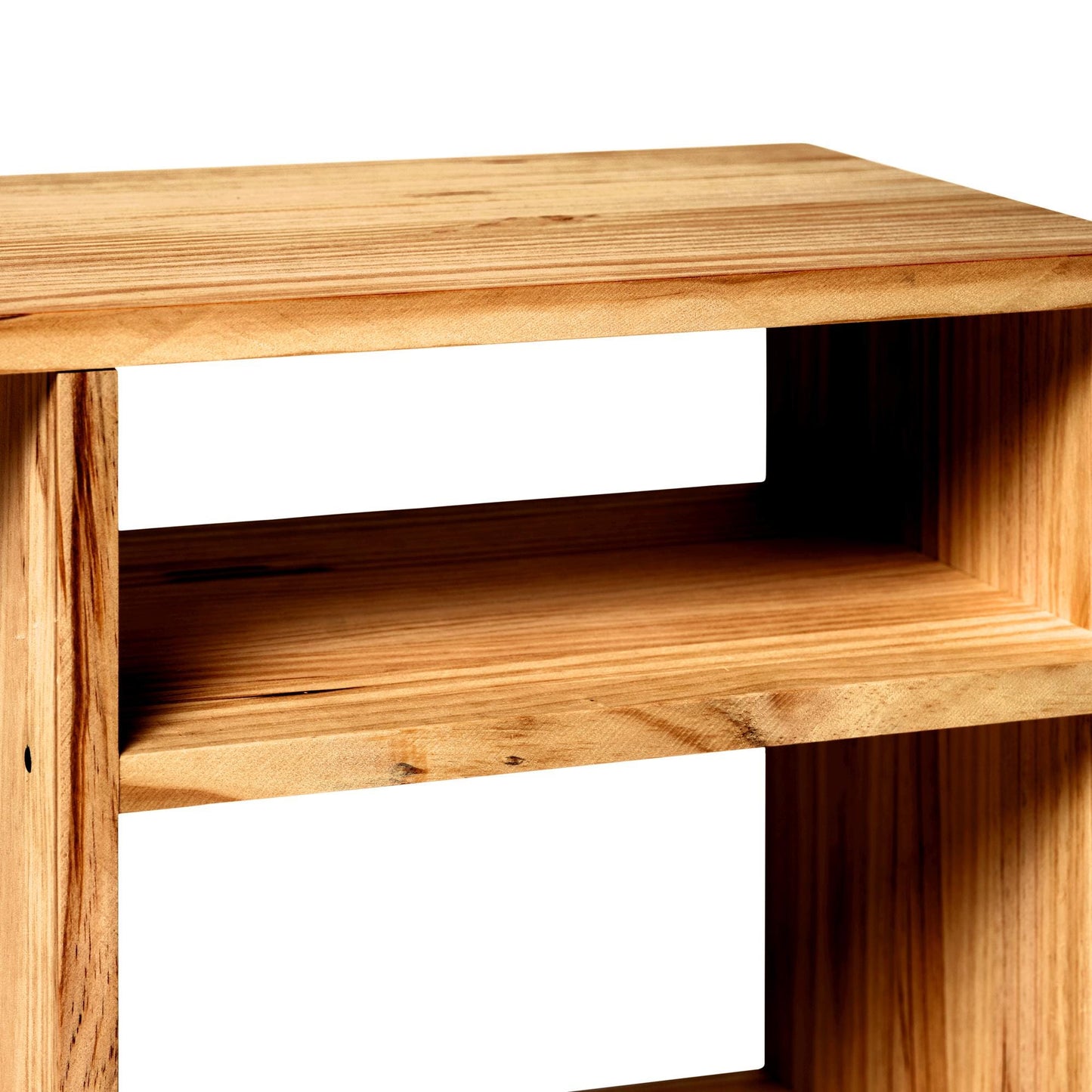 Librero | Estantería | Estantería | Mueble para TV | Acabado "ROBLE" | Teshio. Hecho a mano - Perfecto para sala, comedor, recibidor y oficina.