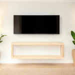 MIUNE Mueble para TV de madera maciza. Acabado 