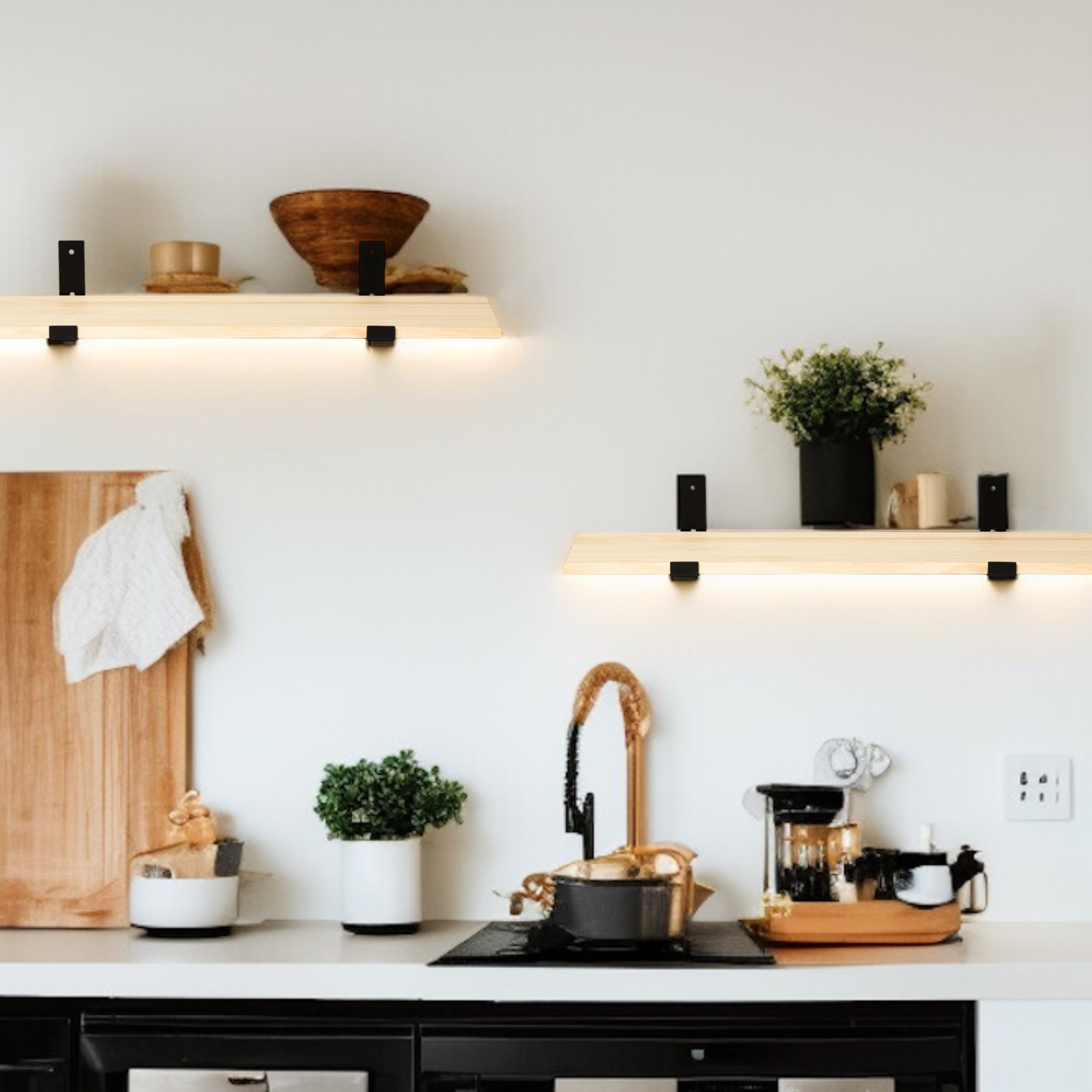 NAEBA Estante de madera maciza. Acabado "N A T U R A L".