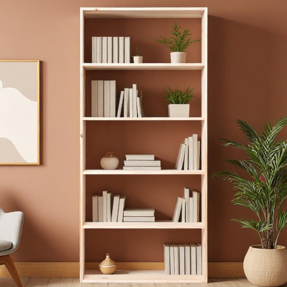 TSURUGI Estantería - Librería. Altura 179,5 cm. Acabado 