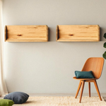 KISO Estante de madera maciza. Acabado 