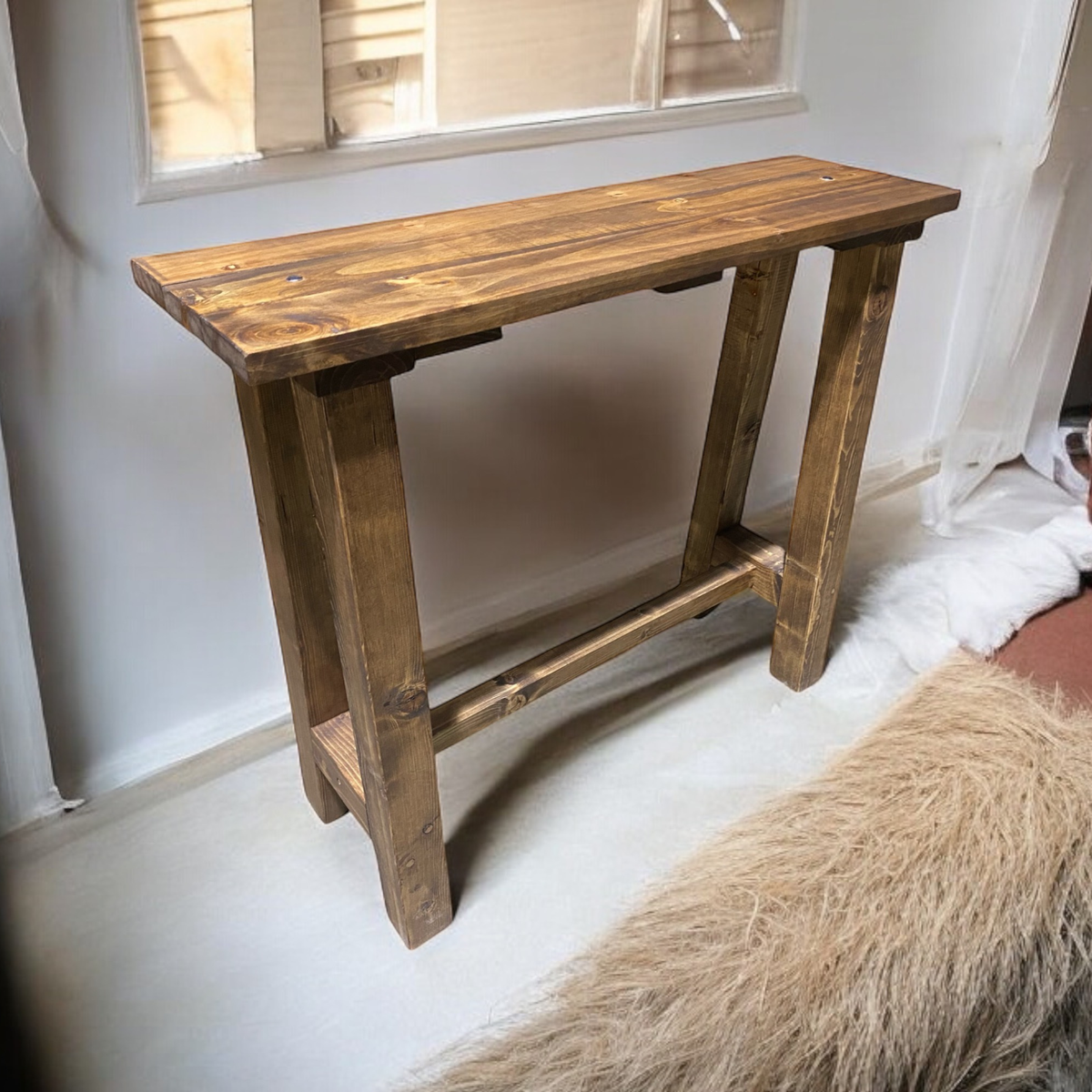ZAO Console - Solid wood hall table.